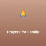Prayers for Family