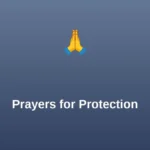 Prayers for Protection